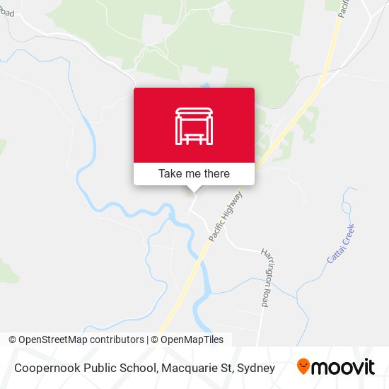 Coopernook Public School, Macquarie St map