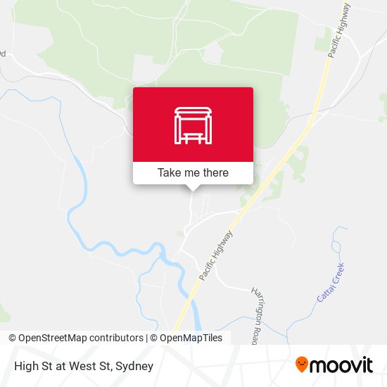 High St at West St map