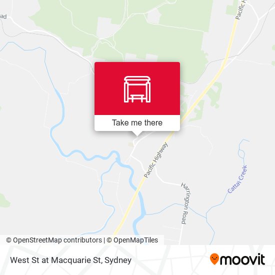West St at Macquarie St map