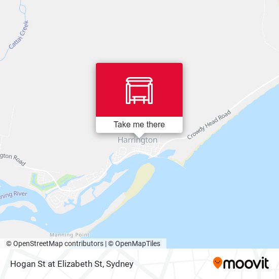 Hogan St at Elizabeth St map