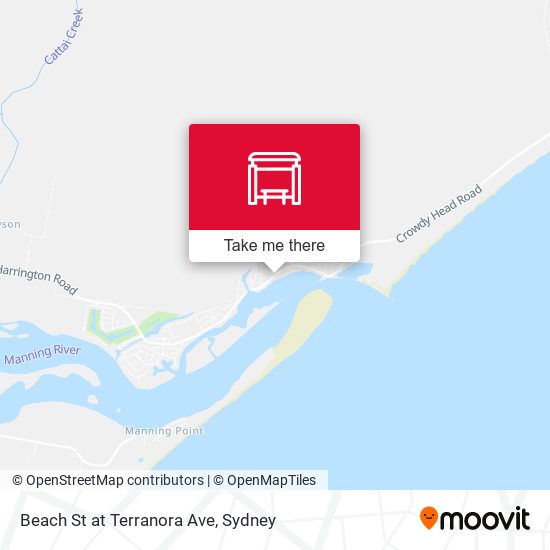 Beach St at Terranora Ave map