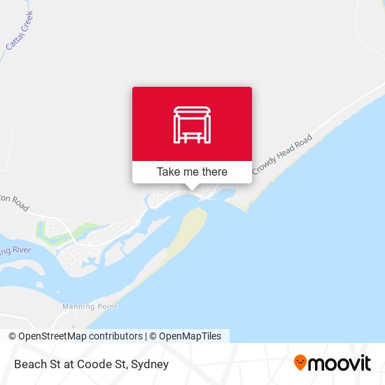 Beach St at Coode St map
