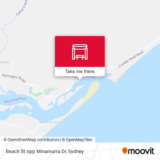 Beach St opp Minamurra Dr map