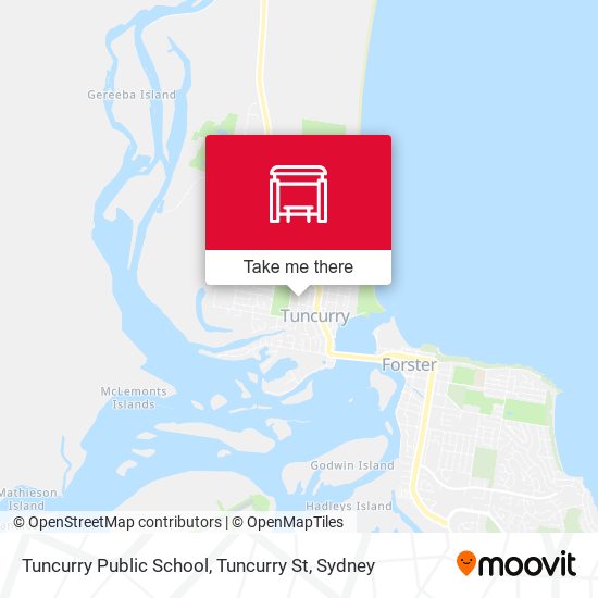 Tuncurry Public School, Tuncurry St map