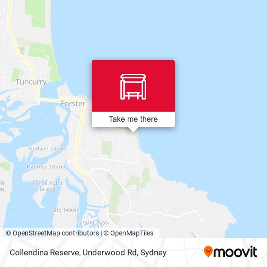 Collendina Reserve, Underwood Rd map