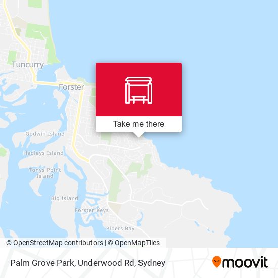 Palm Grove Park, Underwood Rd map