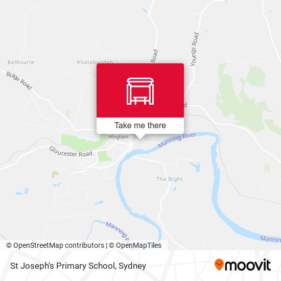 St Joseph's Primary School map
