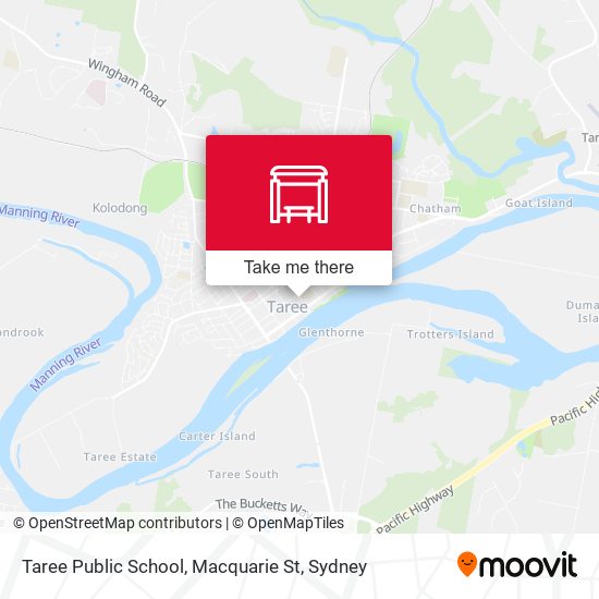 Taree Public School, Macquarie St map