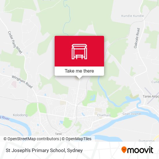 St Joseph's Primary School map
