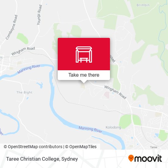 Taree Christian College map