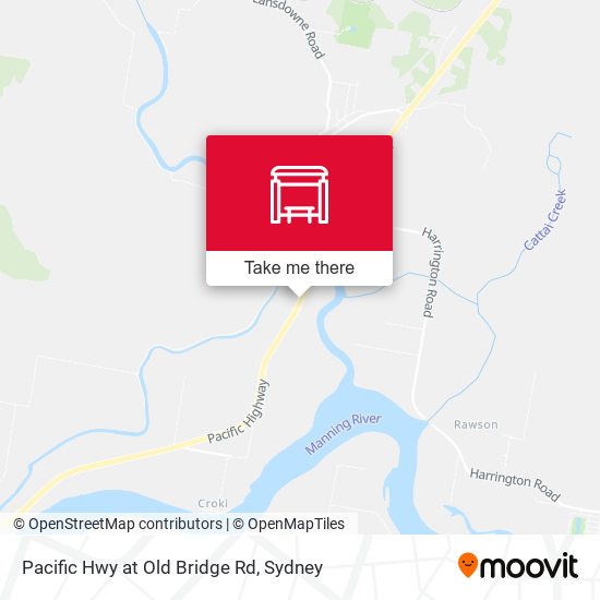 Pacific Hwy at Old Bridge Rd map