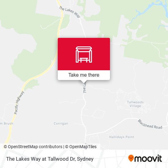 The Lakes Way at Tallwood Dr map