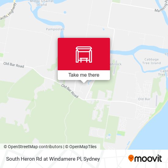 South Heron Rd at Windamere Pl map