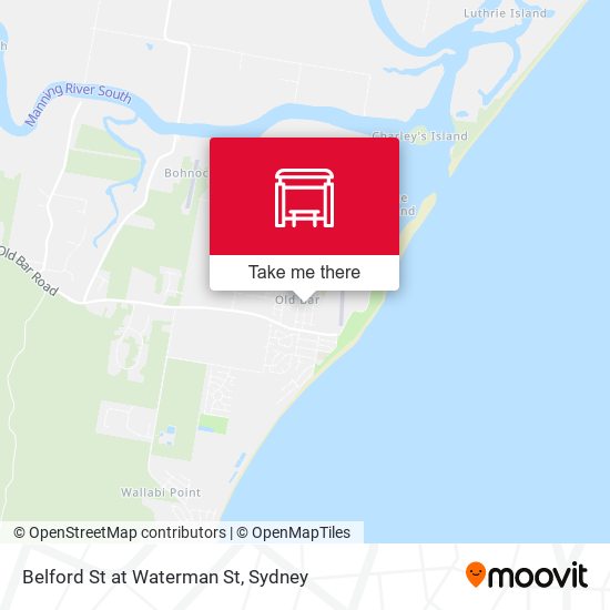 Belford St at Waterman St map