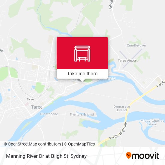 Manning River Dr at Bligh St map