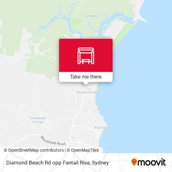 Diamond Beach Rd opp Fantail Rise map