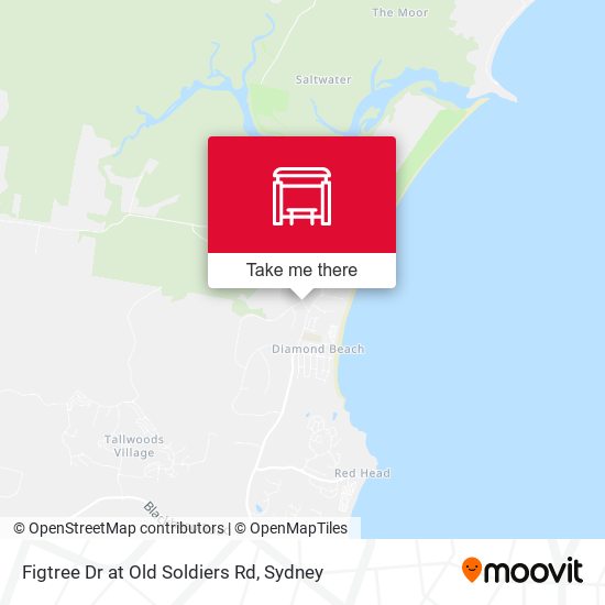 Figtree Dr at Old Soldiers Rd map