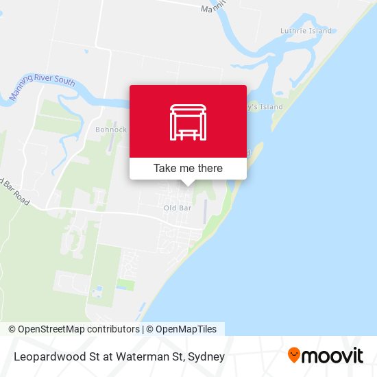 Leopardwood St at Waterman St map