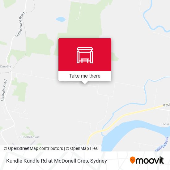 Kundle Kundle Rd at McDonell Cres map