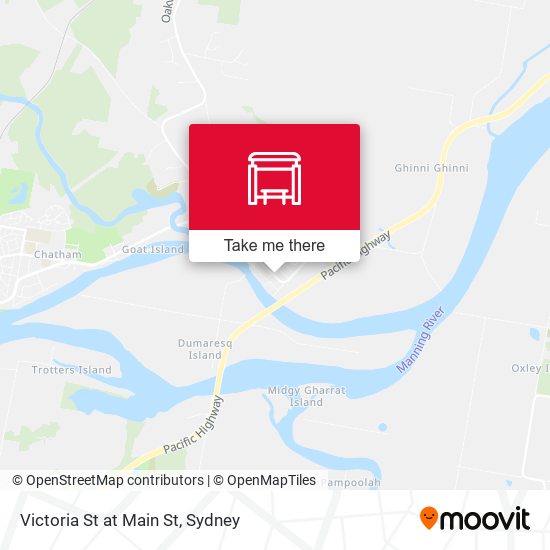 Victoria St at Main St map