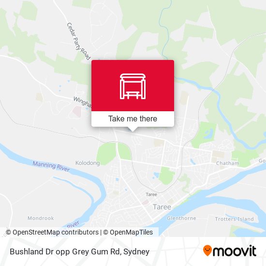 Bushland Dr opp Grey Gum Rd map