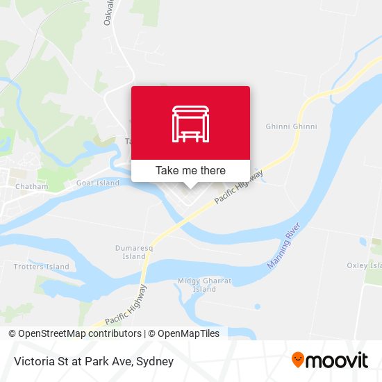 Victoria St at Park Ave map