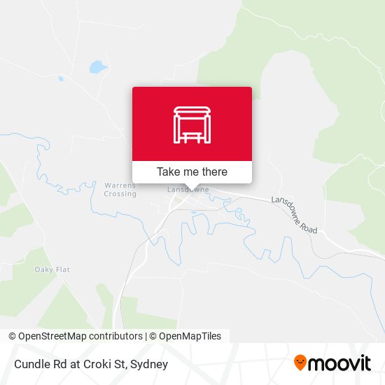 Cundle Rd at Croki St map