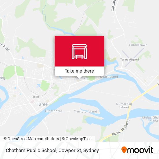 Chatham Public School, Cowper St map