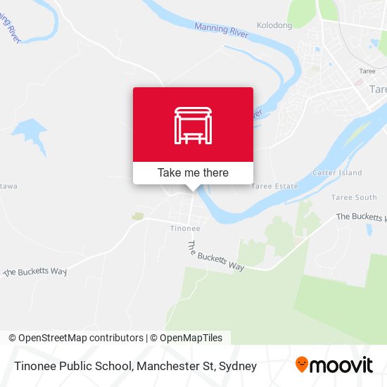 Tinonee Public School, Manchester St map