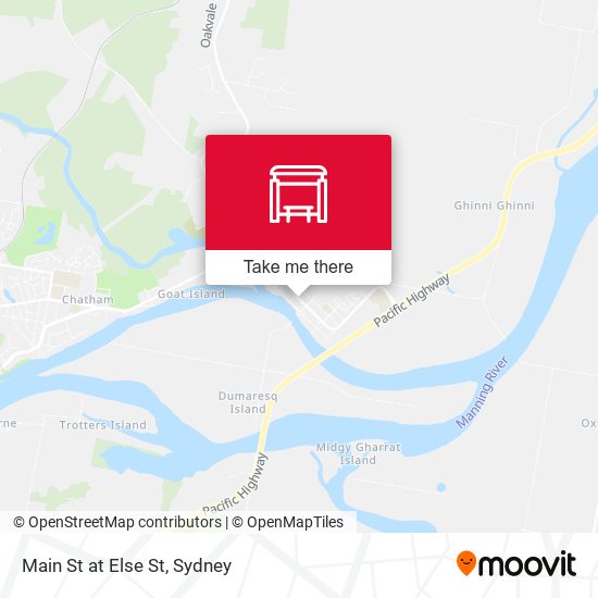 Main St at Else St map