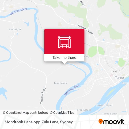 Mondrook Lane opp Zulu Lane map