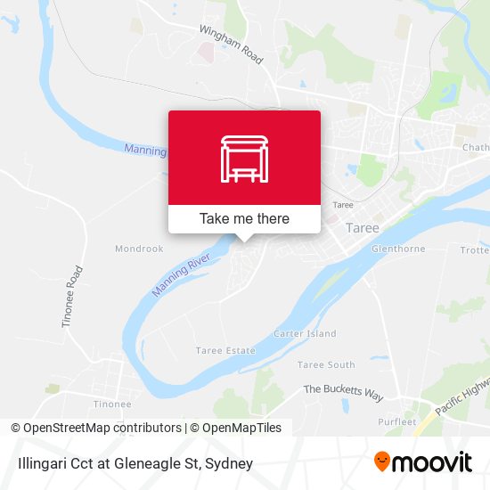 Illingari Cct at Gleneagle St map