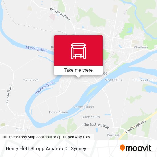 Henry Flett St opp Amaroo Dr map