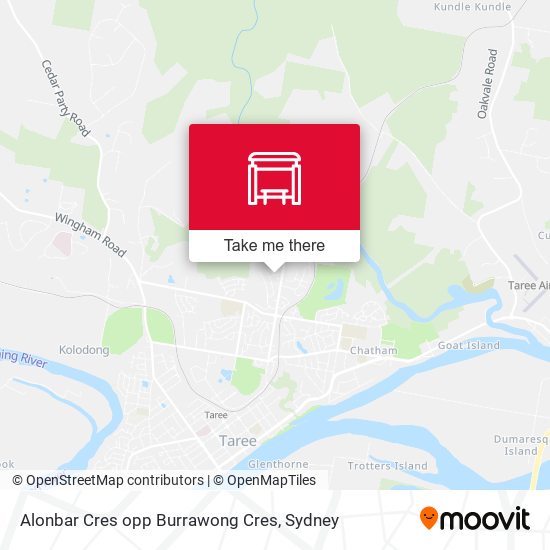Alonbar Cres opp Burrawong Cres map