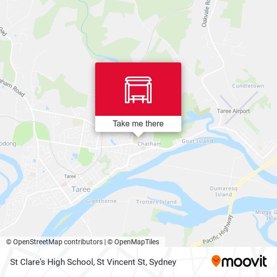 St Clare's High School, St Vincent St map