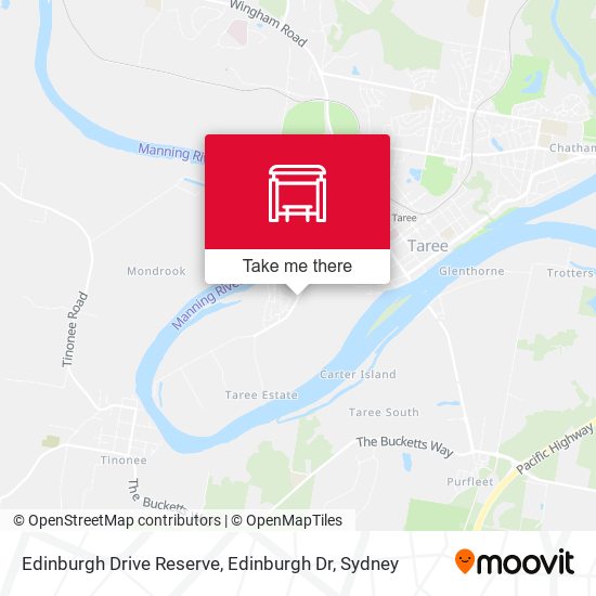Edinburgh Drive Reserve, Edinburgh Dr map
