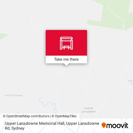 Upper Lansdowne Memorial Hall, Upper Lansdowne Rd map