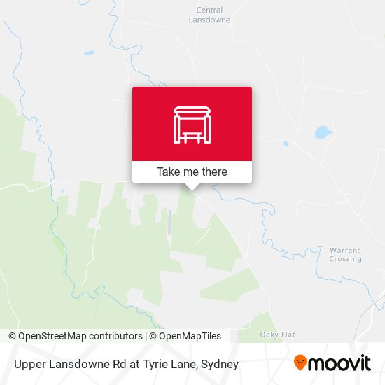 Upper Lansdowne Rd at Tyrie Lane map