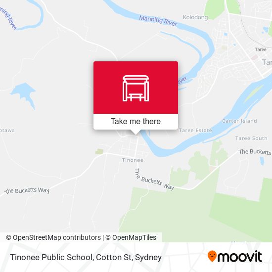 Tinonee Public School, Cotton St map