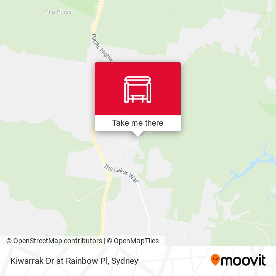 Kiwarrak Dr at Rainbow Pl map
