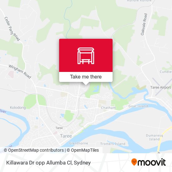 Killawara Dr opp Allumba Cl map