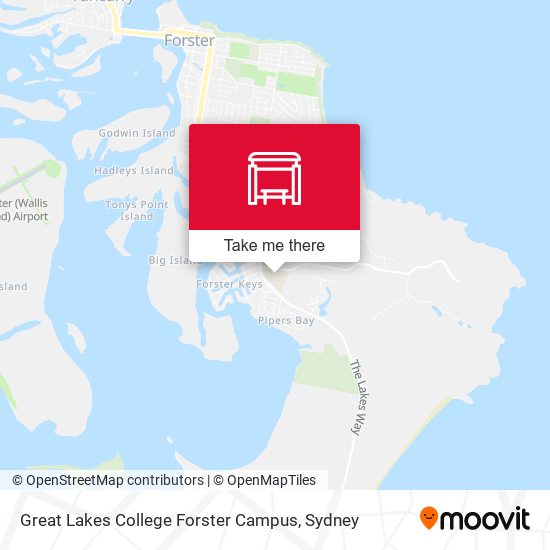 Great Lakes College Forster Campus map