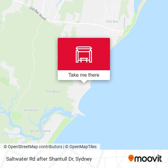 Saltwater Rd after Shantull Dr map