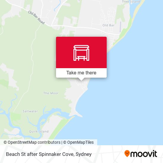 Beach St after Spinnaker Cove map