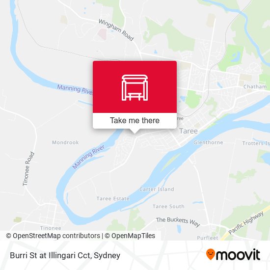 Burri St at Illingari Cct map