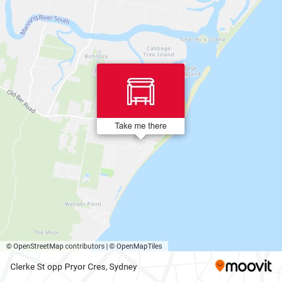 Clerke St opp Pryor Cres map