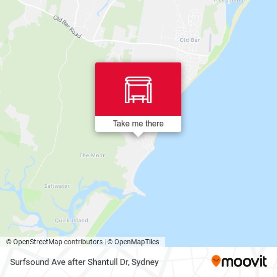 Surfsound Ave after Shantull Dr map