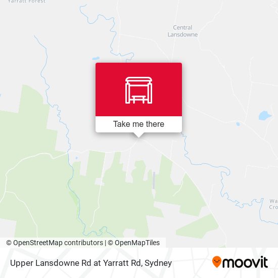 Upper Lansdowne Rd at Yarratt Rd map