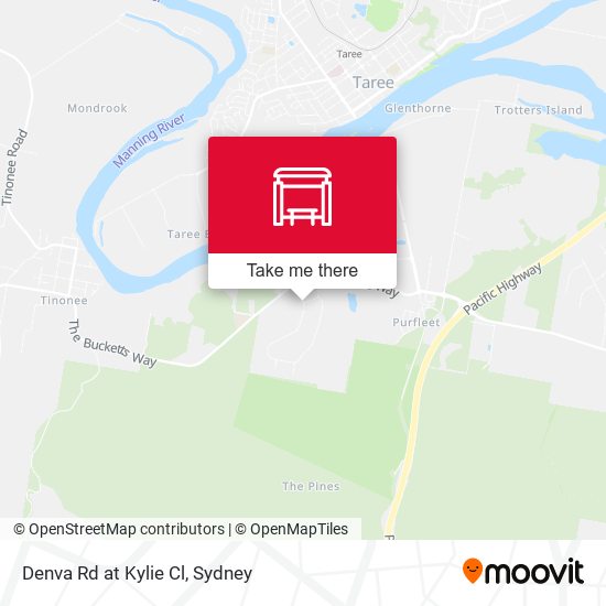 Denva Rd at Kylie Cl map