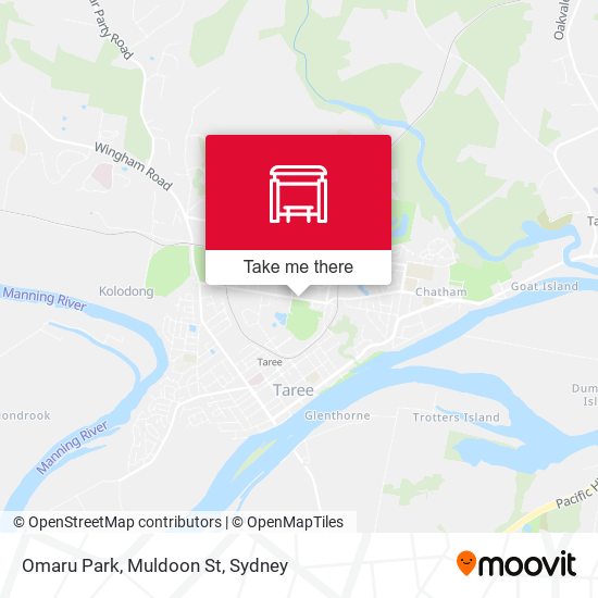 Omaru Park, Muldoon St map